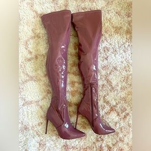 Steve Madden Purple VaVa Thigh High Stiletto Boots | Women’s Size: 8.5, USA